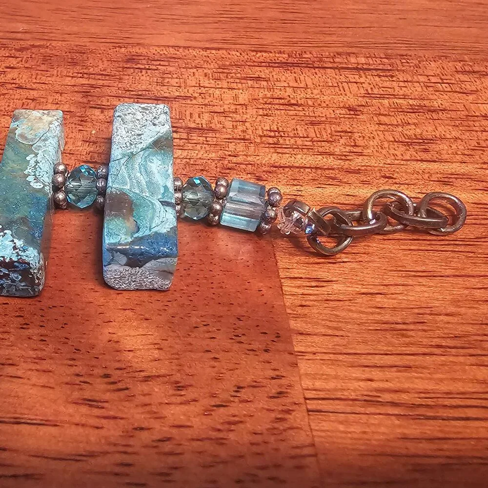 Labradorite gemstone bracelet - Picture 6 of 6